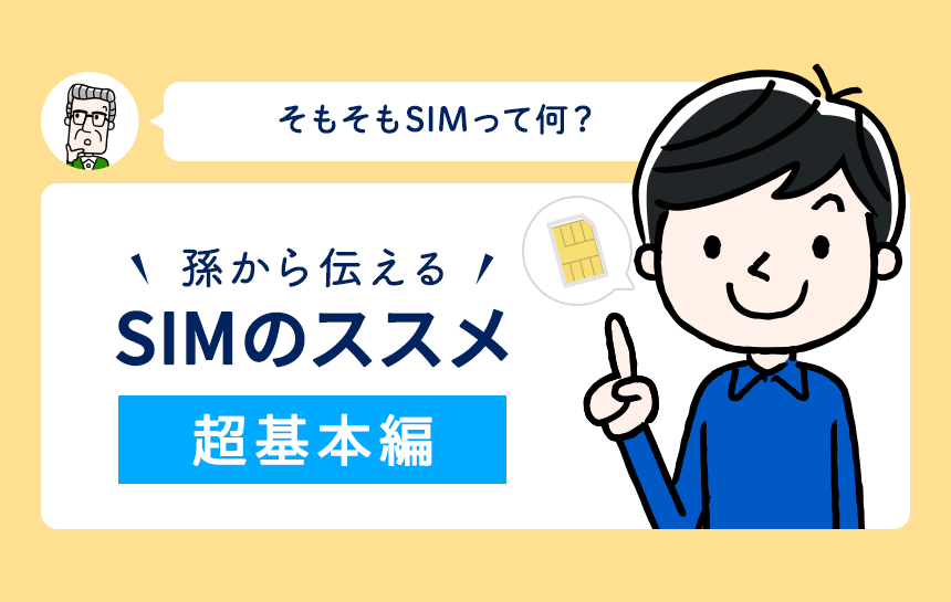 Simってそもそも何 孫から伝える Simのススメ 超基本編 Simの読み方から